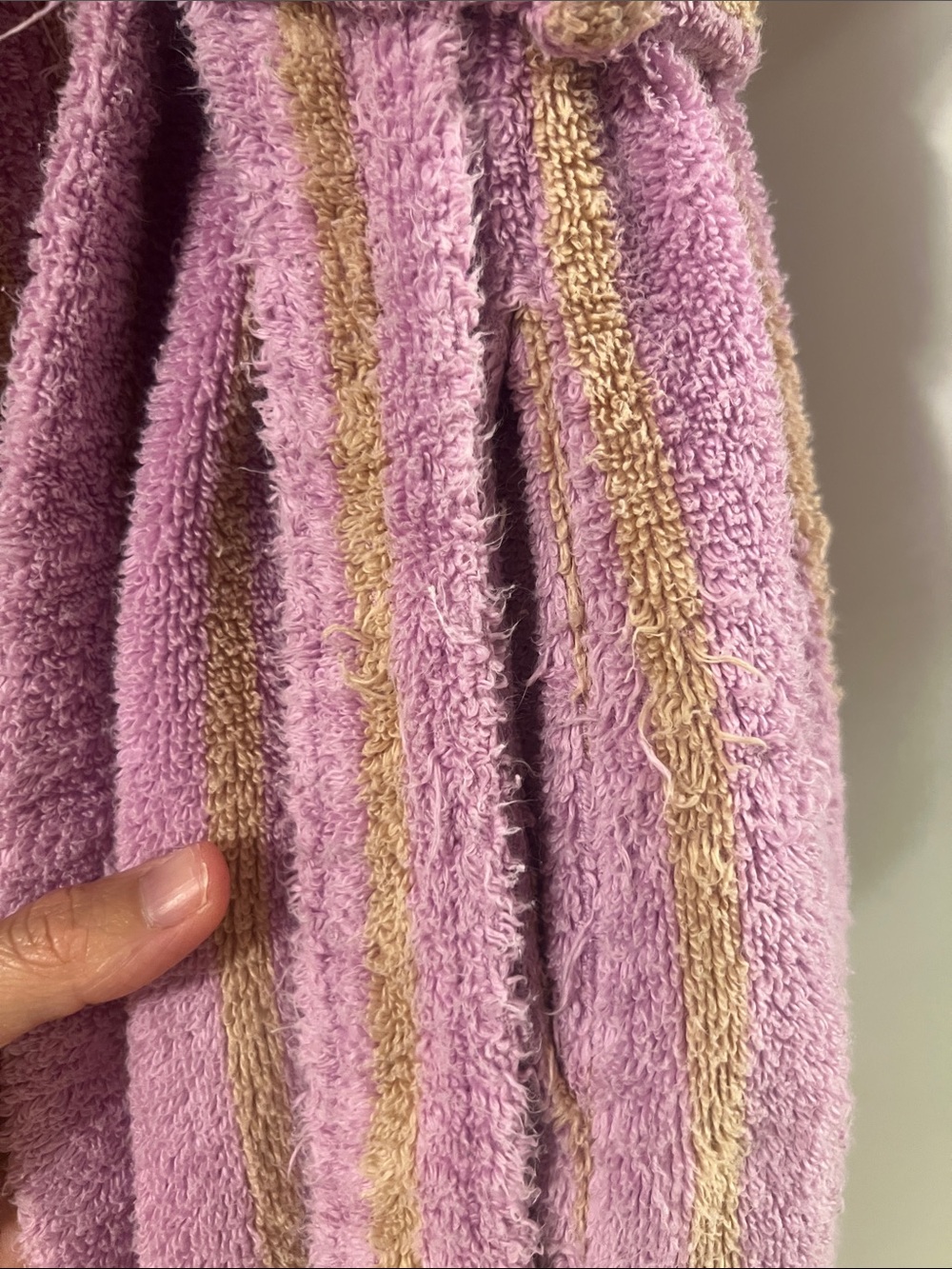 Brooklinen Striped Bath Robe - Picture 3 of 9